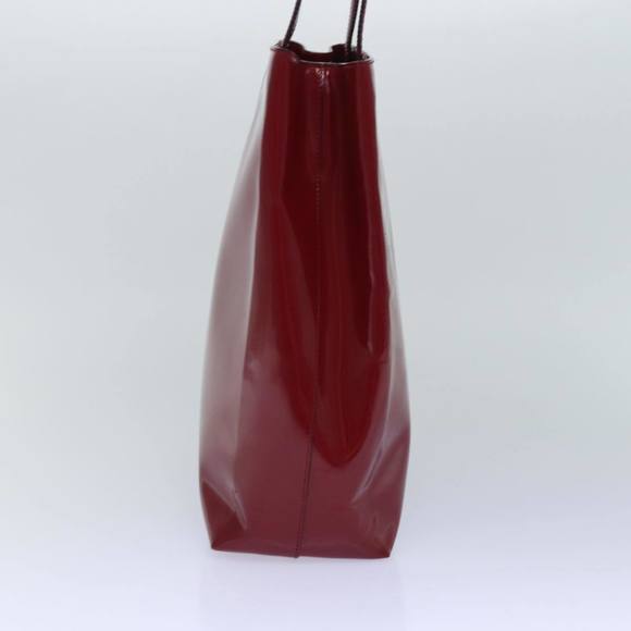 PRADA Tote Bag Patent leather Red Auth ep5078 - Picture 4 of 16